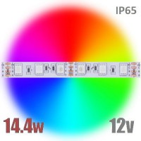 Лента LED 12В 14,4Вт/м для основного света RGB IP65 - ТКМ-Электро