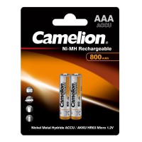 Аккумуляторы Ni-Mh ААА/R03 800Mh Camelion (2 шт.) - ТКМ-Электро