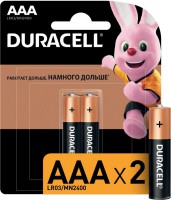 Батарейки ААА алкалиновые Duracell (2 шт.) - ТКМ-Электро