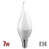 Лампа LED свеча на ветру Е14 7Вт Эконом - ТКМ-Электро
