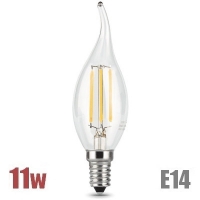 Лампа LED свеча на ветру Е14 11Вт Филамент - ТКМ-Электро