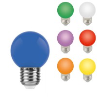 Лампа LED шарик G45 Е27 "Белт Лайт" цветная - ТКМ-Электро