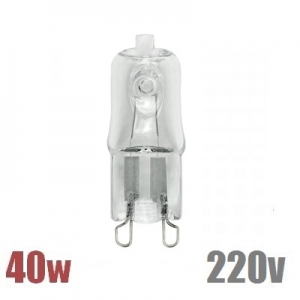 Лампа капсульная JCD G9 220v 40Вт галогеновая - ТКМ-Электро