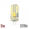 Светодиодная лампа G4 220v Эконом 2Вт - ТКМ-Электро