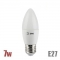 Лампа LED свеча C37 Е27 7Вт Стандарт - ТКМ-Электро