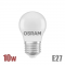 Лампа LED шарик G45 E27 10Вт Osram - ТКМ-Электро