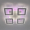 Светодиодная люстра Tetra Ice RGB 50Вт с пультом - ТКМ-Электро