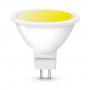 Лампа LED GU5.3 MR16 софит 9Вт желтая - ТКМ-Электро