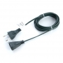 Удлинитель для гирлянды зеленый провод 3м - ТКМ-Электро